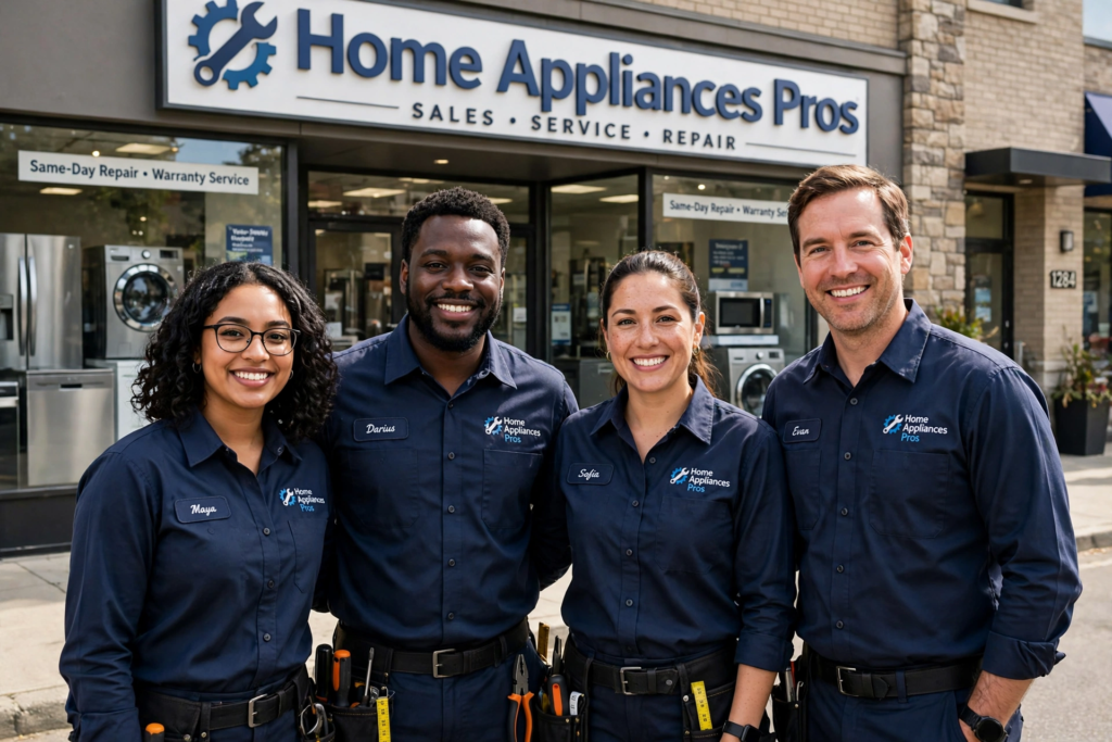 The Home Appliances Pros repair team