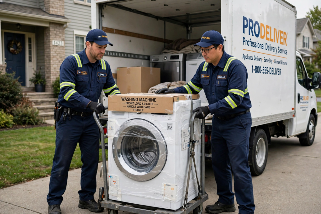 Appliance delivery by the Home Appliances Pros team